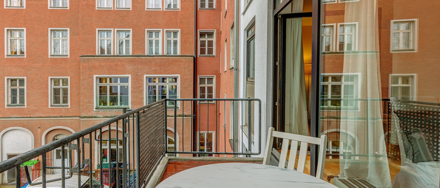 квартира München Lehel 02 балкон 8406
