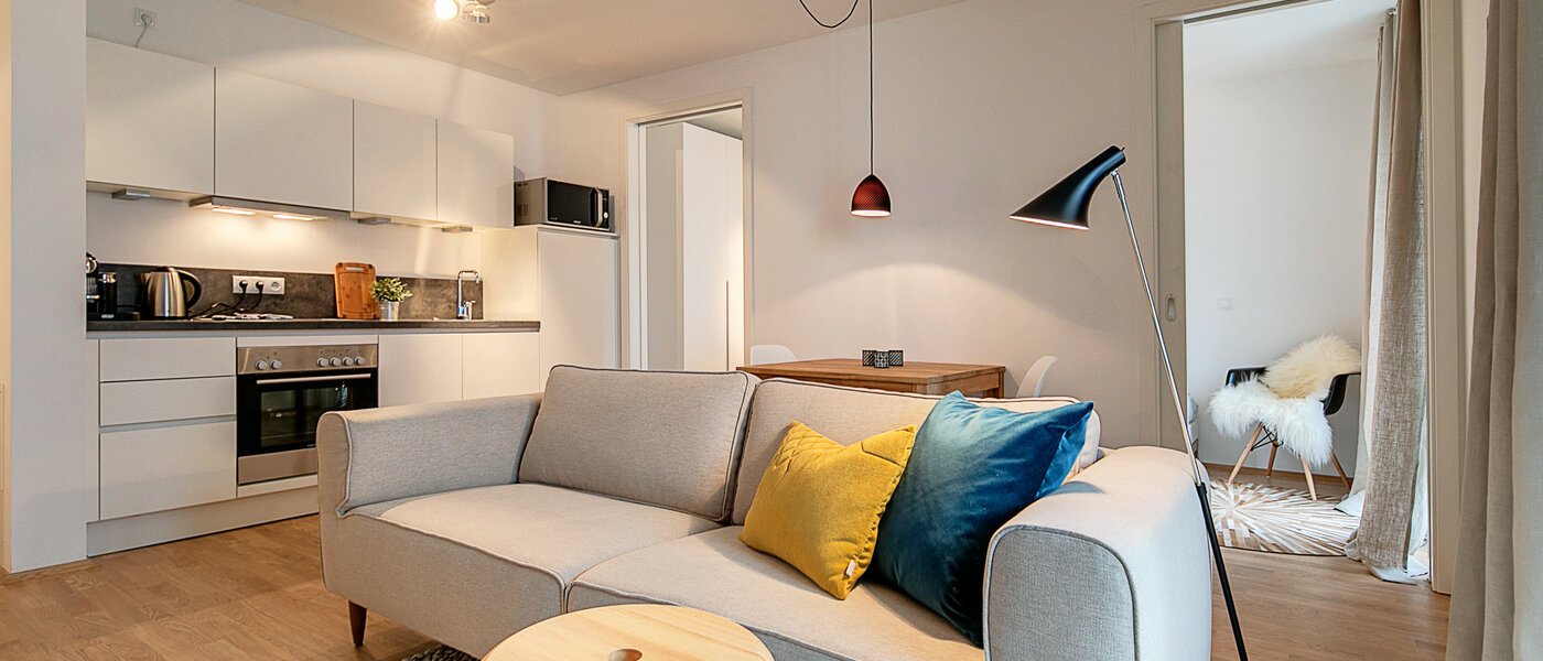 квартира München Bogenhausen 02 гостиная 8432