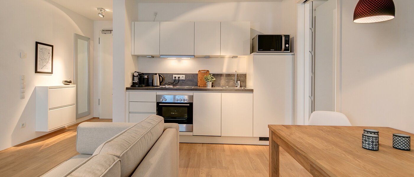 квартира München Bogenhausen 04 гостиная 8432