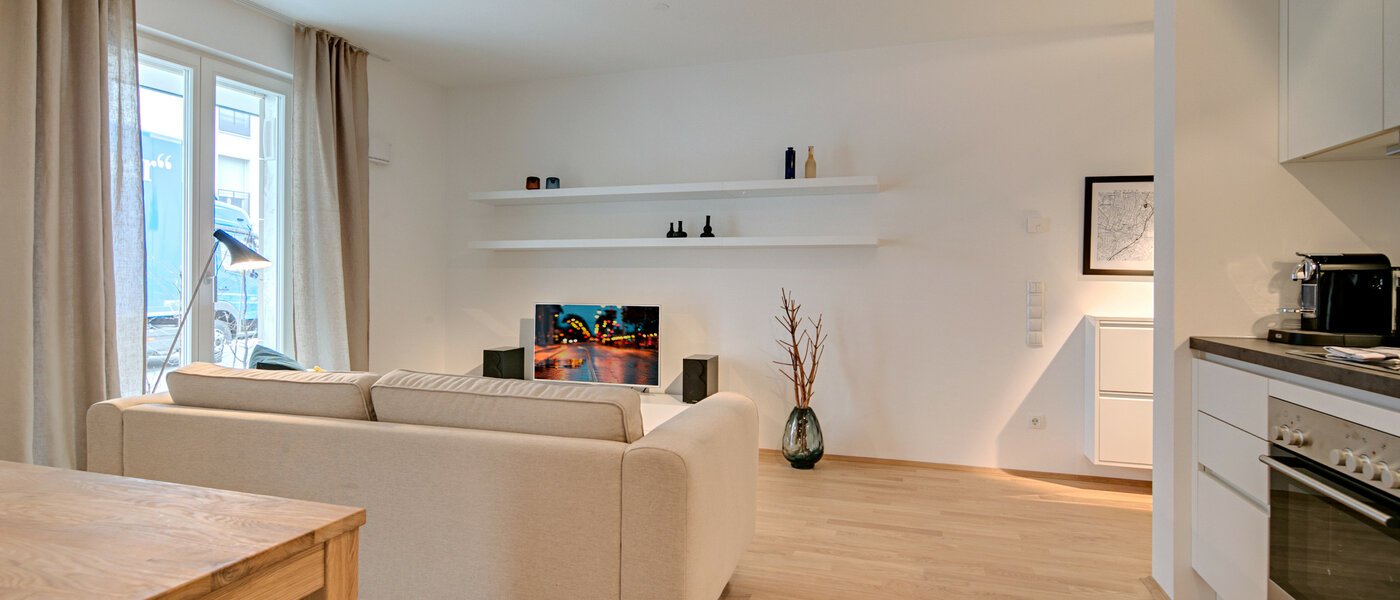 квартира München Bogenhausen 05 гостиная 8432