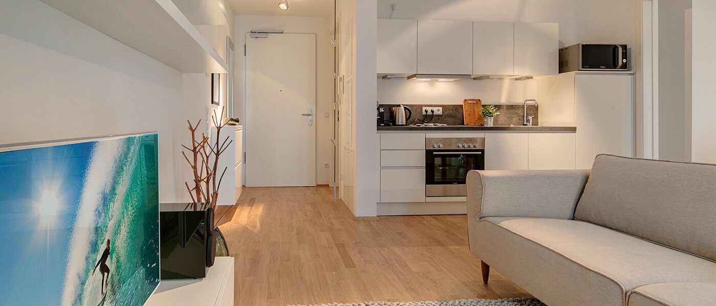 квартира München Bogenhausen 06 гостиная 8432