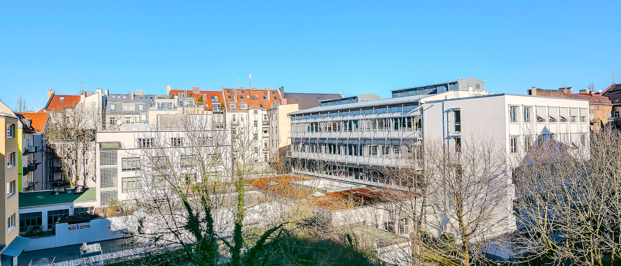 квартира München Isarvorstadt 01 вид из окна 8449