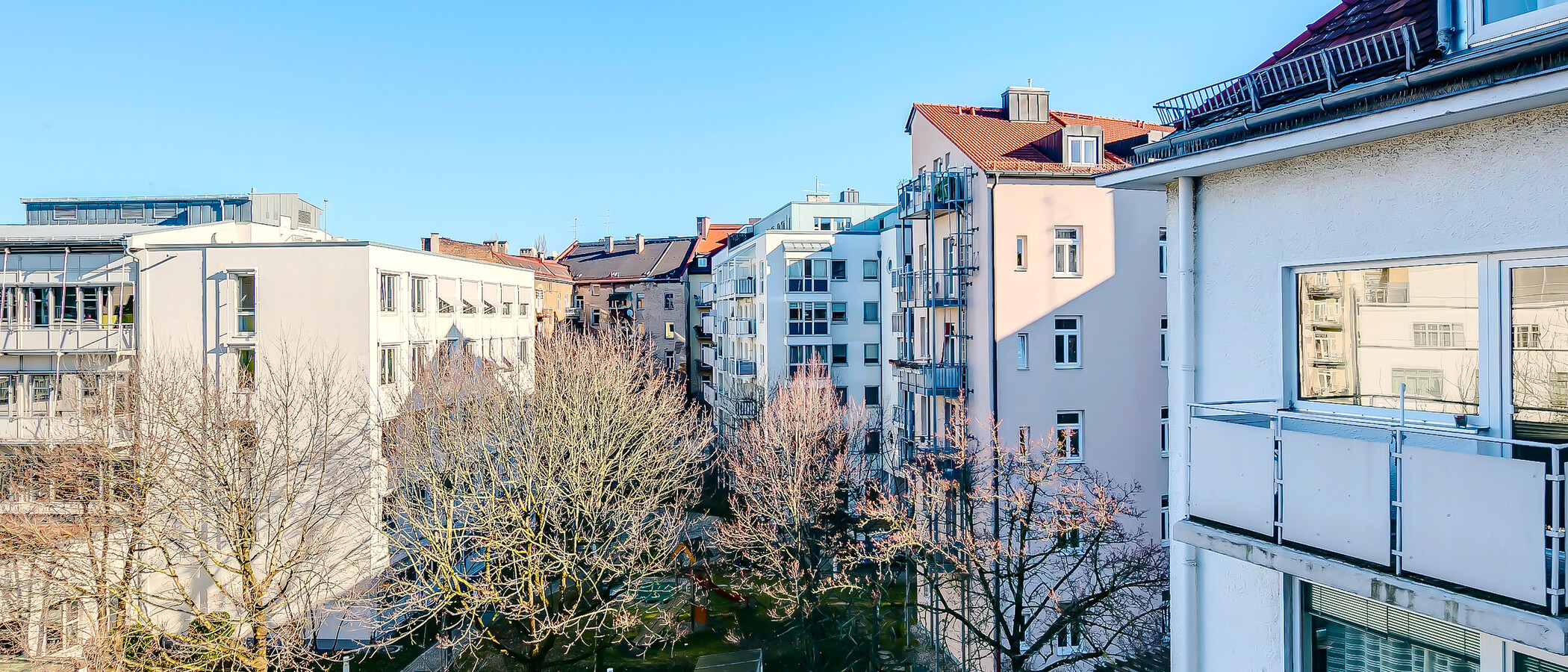 квартира München Isarvorstadt 02 вид из окна 8449