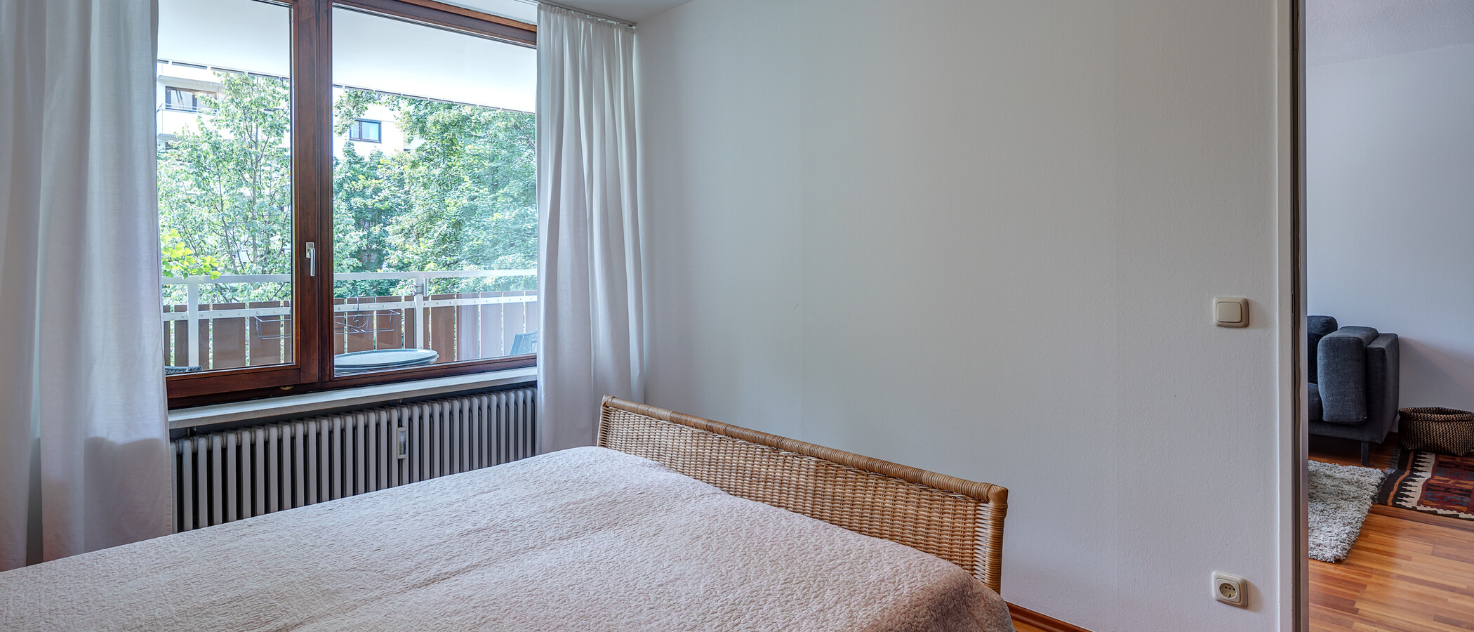 квартира München Haidhausen 02 спальная комната 8463