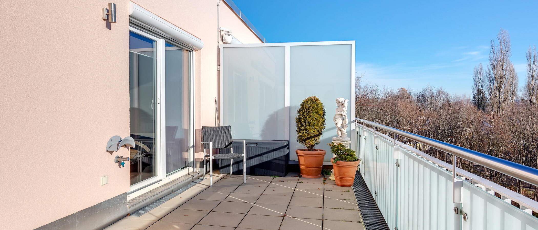 мансардная квартира München Bogenhausen 02 терраса 8467