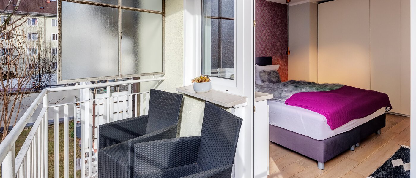 квартира München Maxvorstadt - Museumsviertel 01 балкон 8504