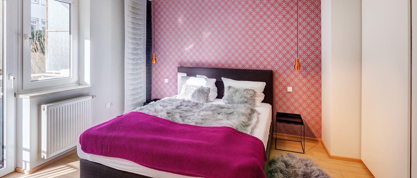 квартира München Maxvorstadt - Museumsviertel 01 спальная комната 8504