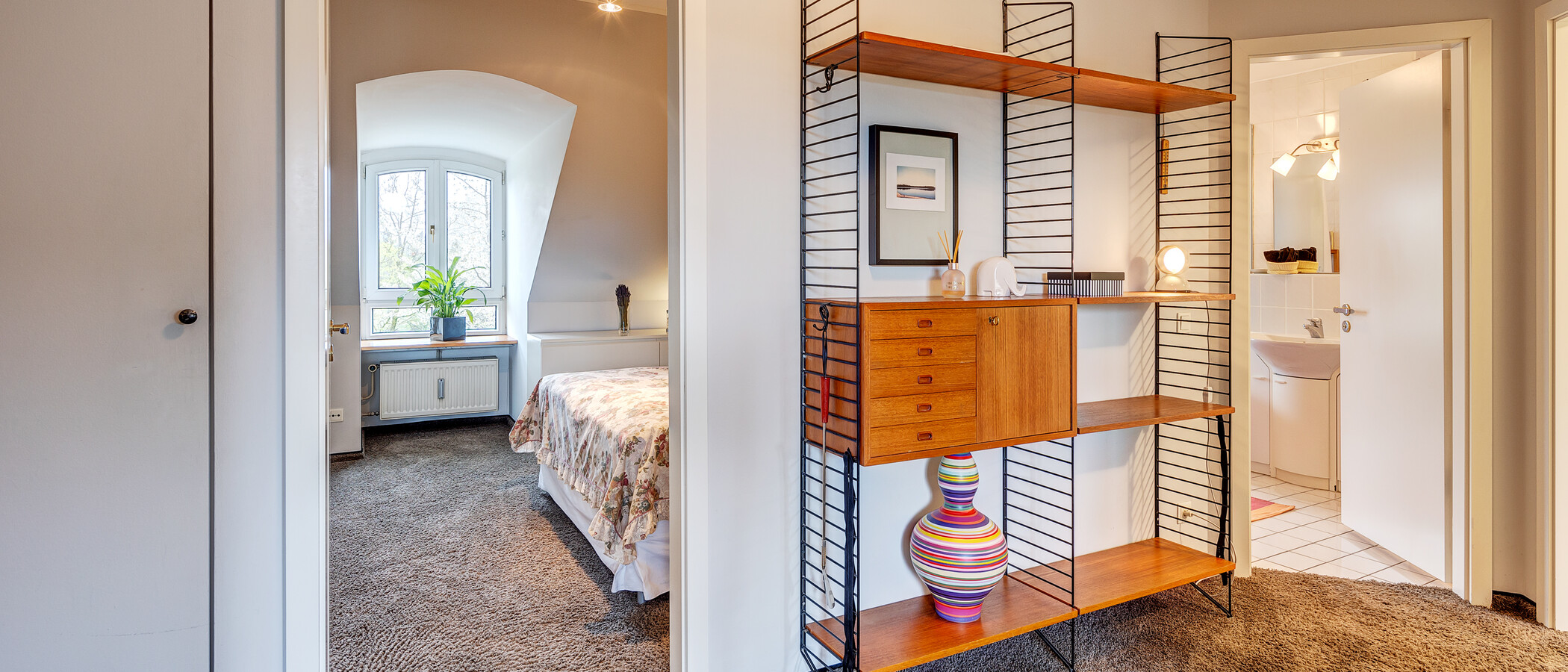 мансардная квартира München Denning 03 коридор 8585