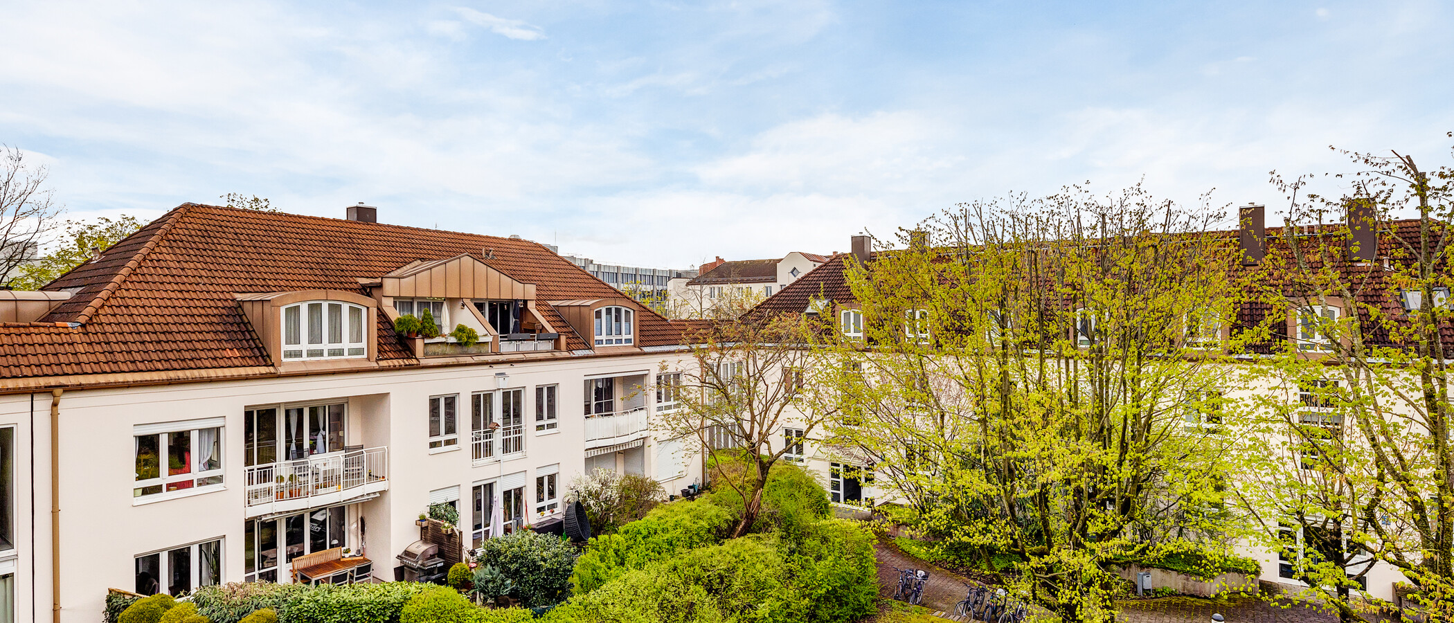 мансардная квартира München Denning 01 вид из окна 8585