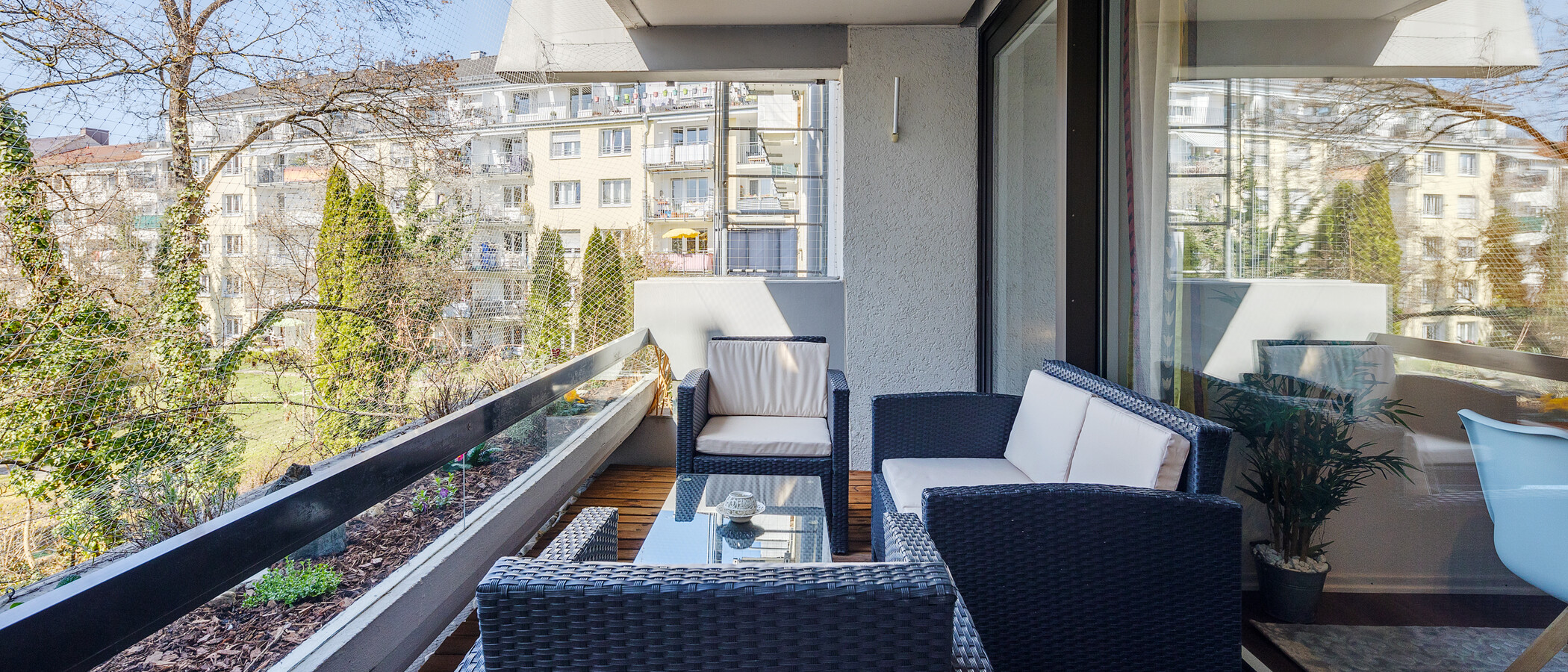 квартира München Schwabing-West (rund um den Bonner Platz) 01 балкон 8590
