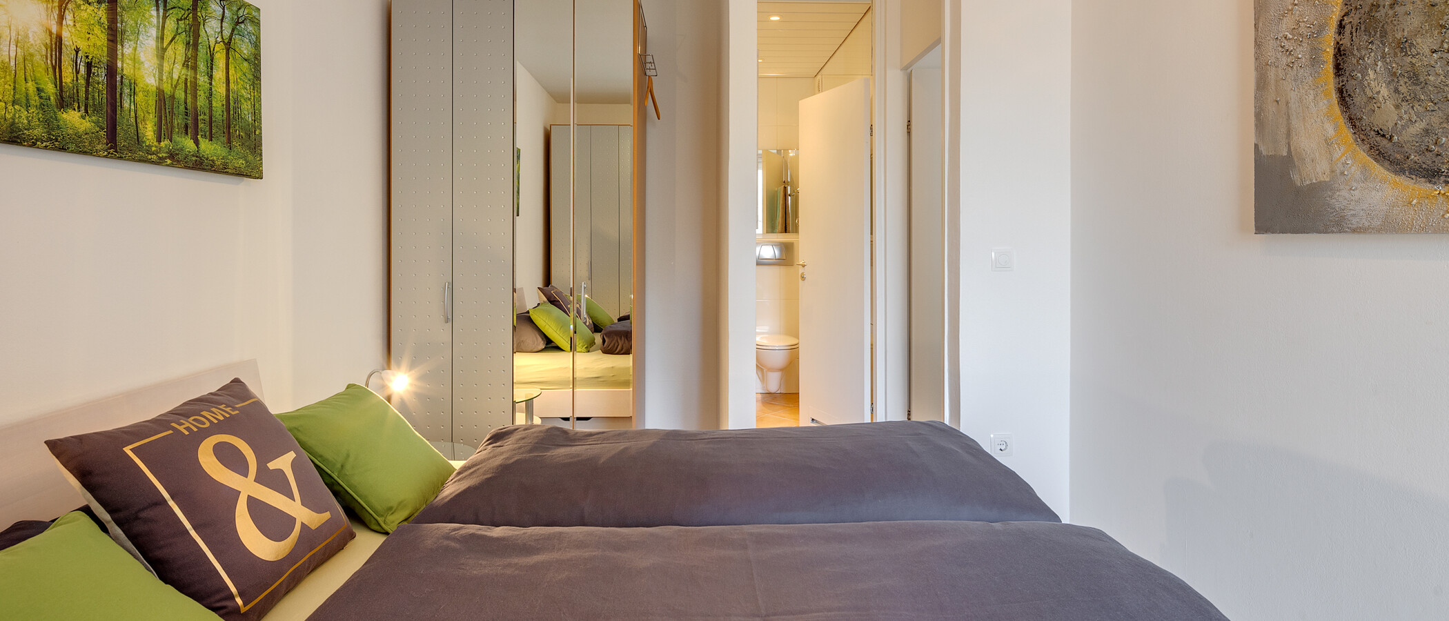 квартира München Schwabing-West (rund um den Bonner Platz) 03 спальная комната 8590