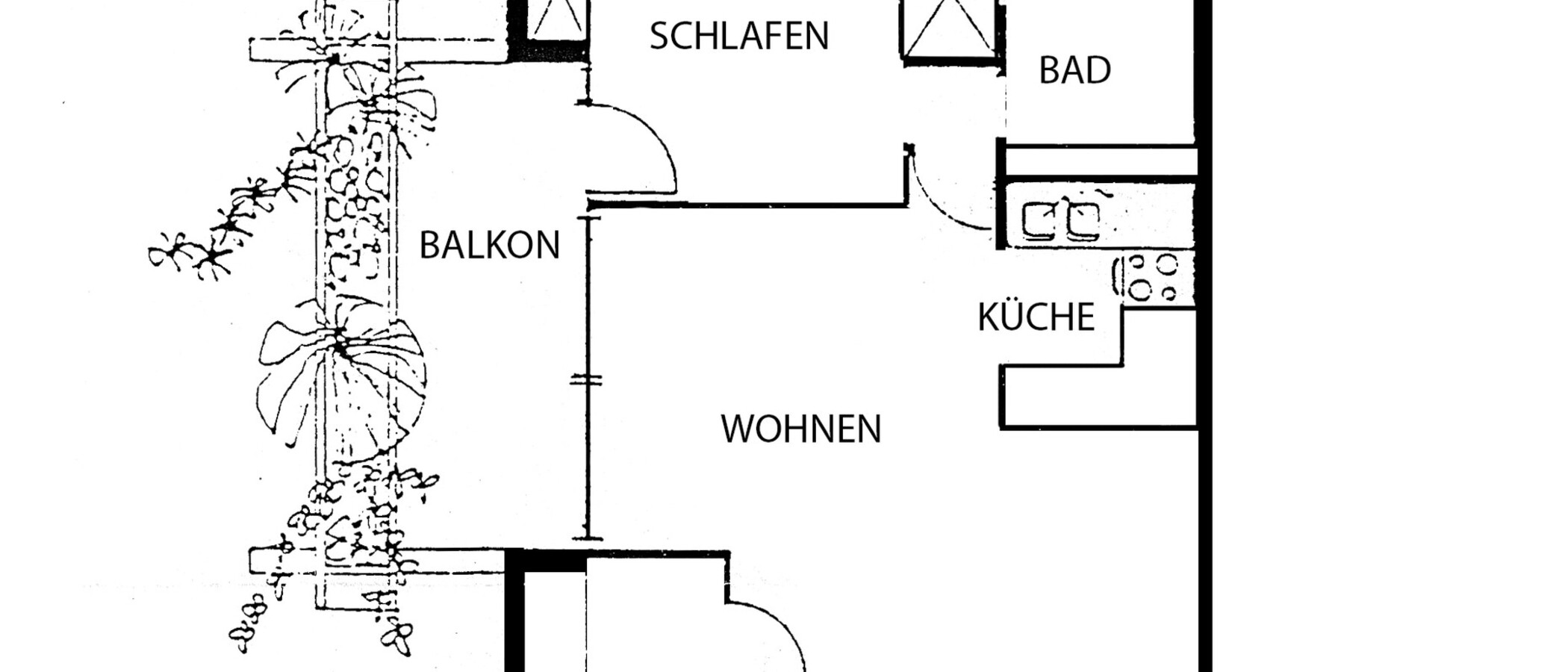 квартира München Schwabing-West (rund um den Bonner Platz) 01 план этажа 8590