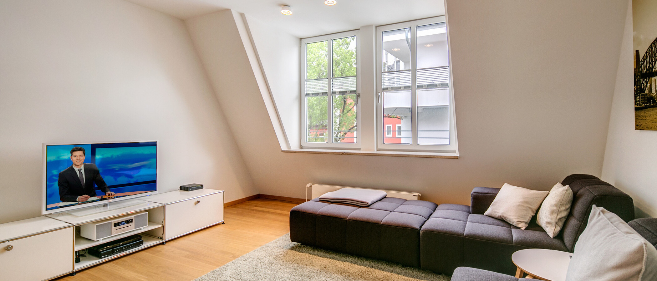 квартира München Neuhausen 03 гостиная 8591