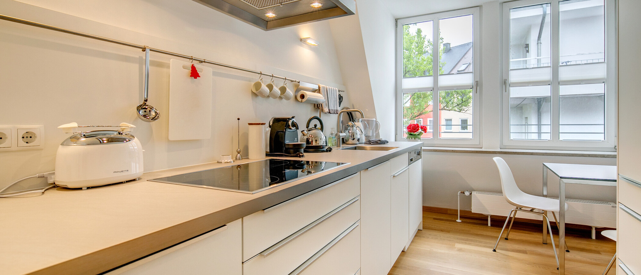 квартира München Neuhausen 01 кухня 8591
