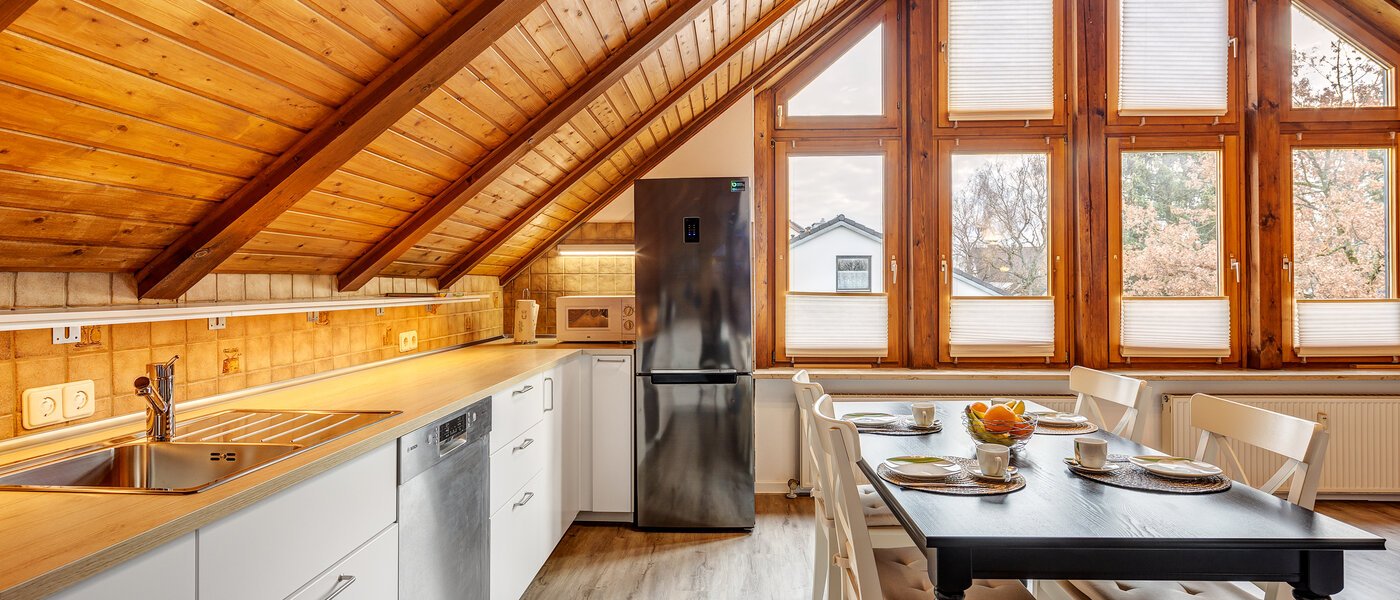 мансардная квартира München Berg am Laim 01 кухня 8602