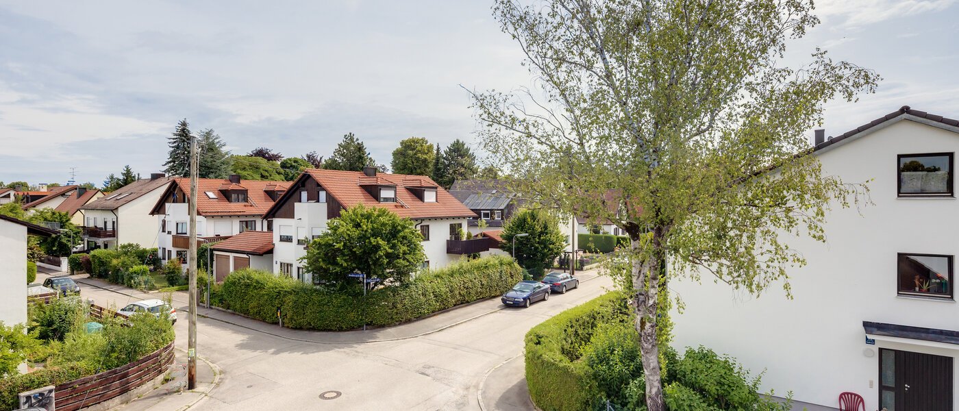 мансардная квартира München Berg am Laim 04 вид из окна 8602