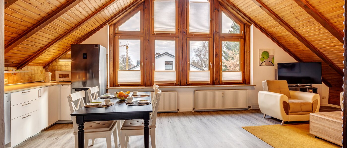 мансардная квартира München Berg am Laim 03 жилое пространство 8602