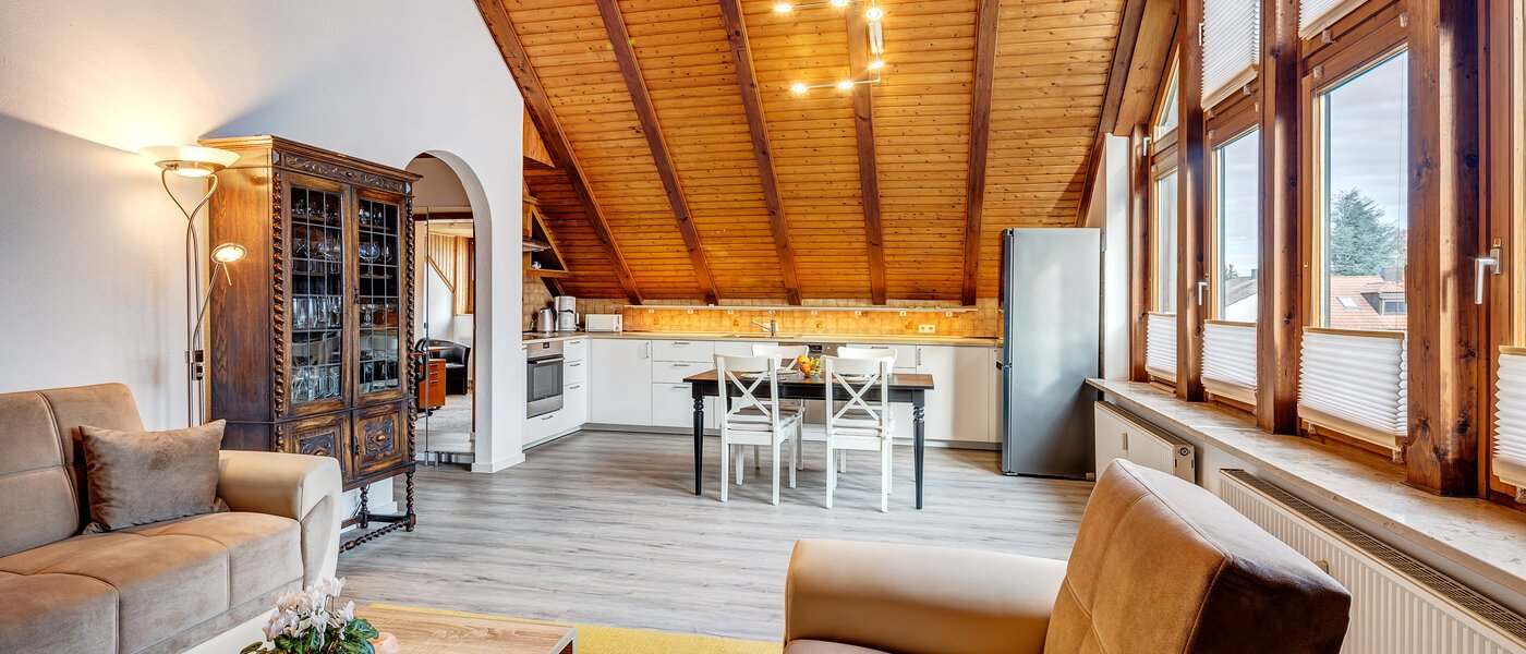 мансардная квартира München Berg am Laim 04 жилое пространство 8602