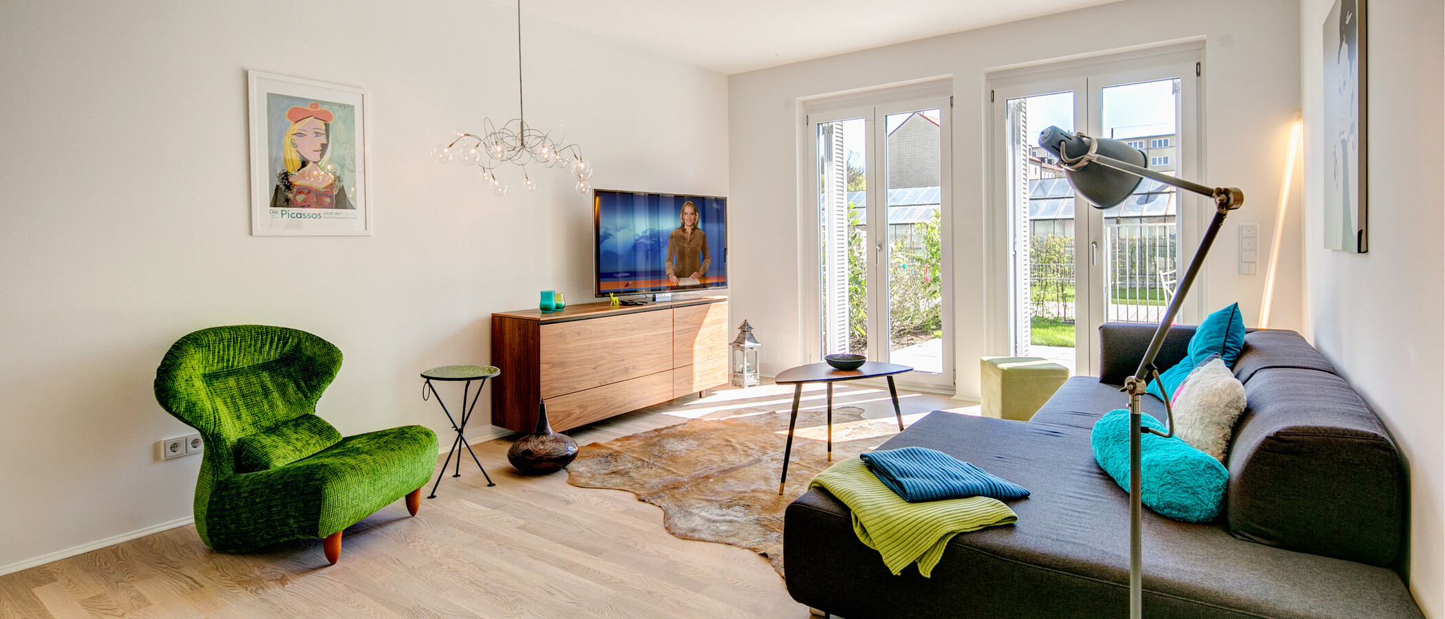 квартира München Schwabing-West 02 гостиная 8608