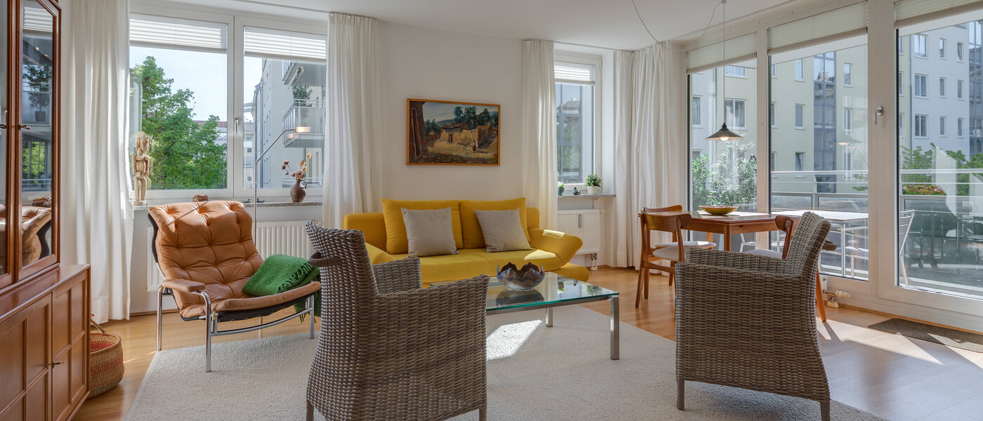 квартира München Maxvorstadt - Universitätsviertel 01 жилое пространство 8629