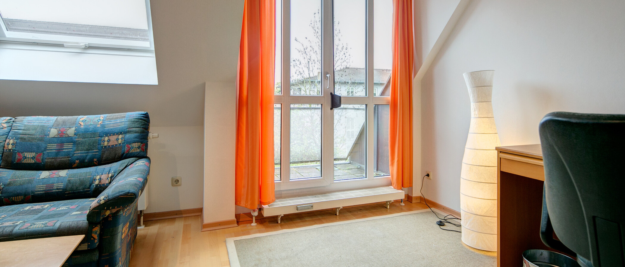 мансардная квартира München Moosach 02 балкон 8631