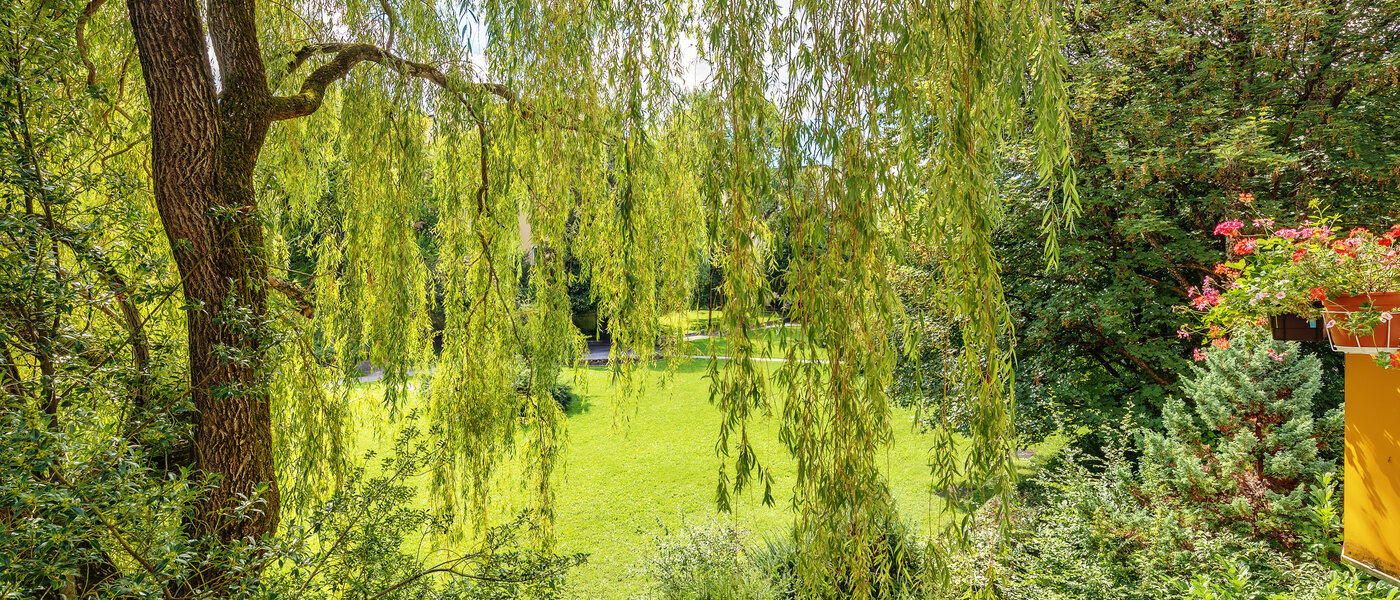 квартира München Parkstadt Bogenhausen 01 вид из окна 8635