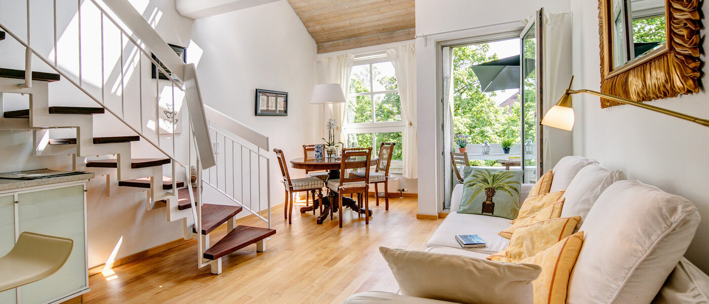 двухэтажная квартира München Nymphenburg 01 гостиная 8639