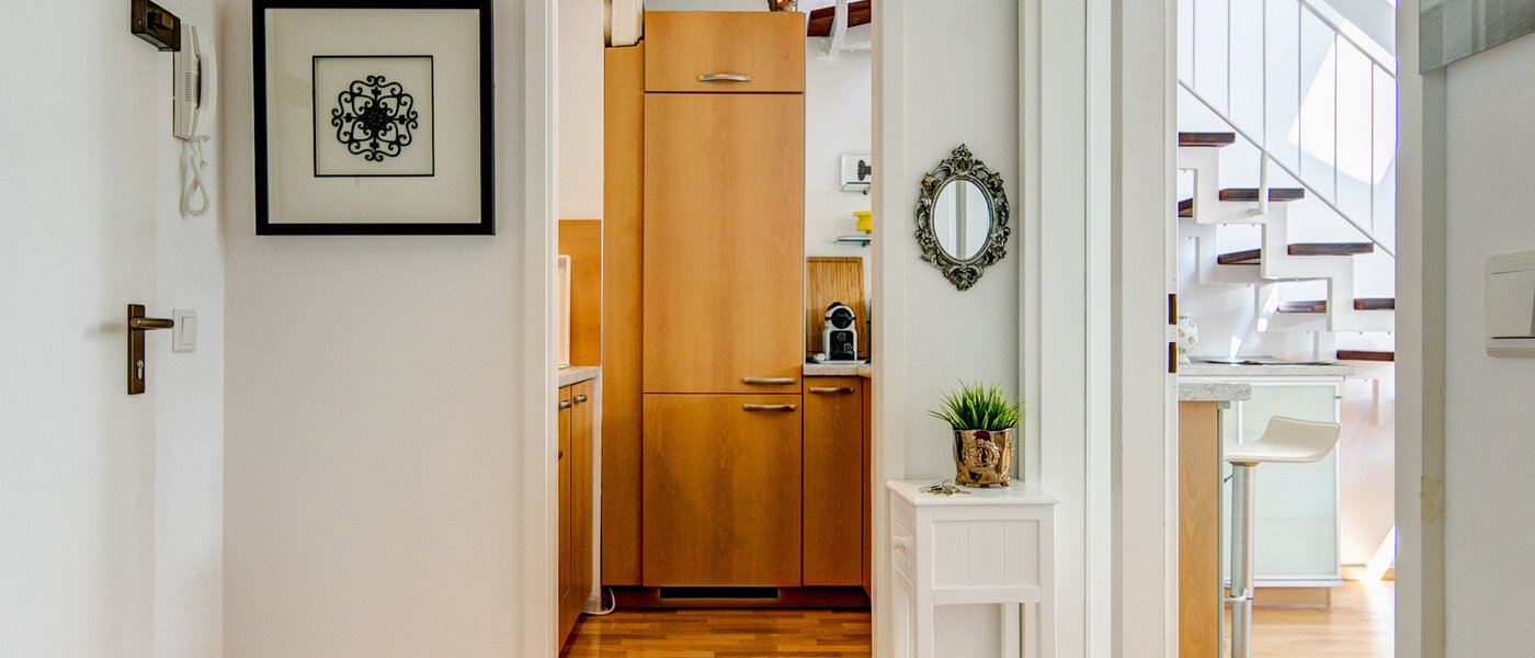 двухэтажная квартира München Nymphenburg 02 коридор 8639