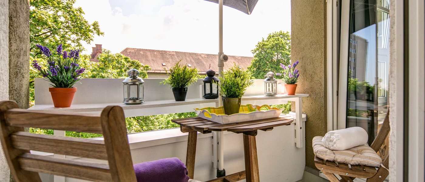 двухэтажная квартира München Nymphenburg 01 балкон 8639