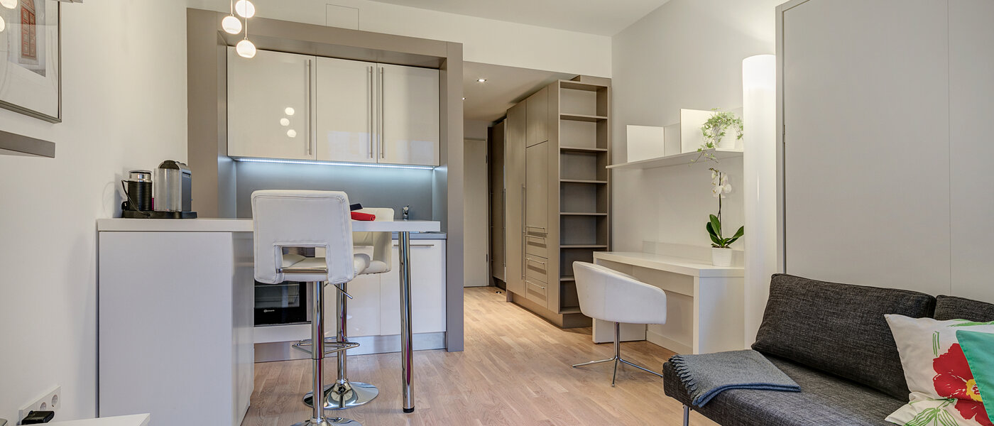 квартира München Bogenhausen 01 гостиная 8661