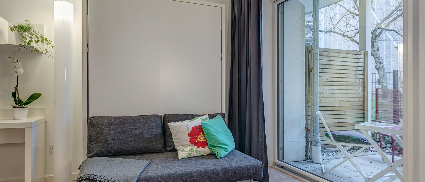 квартира München Bogenhausen 02 гостиная 8661