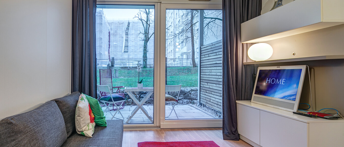 квартира München Bogenhausen 03 гостиная 8661