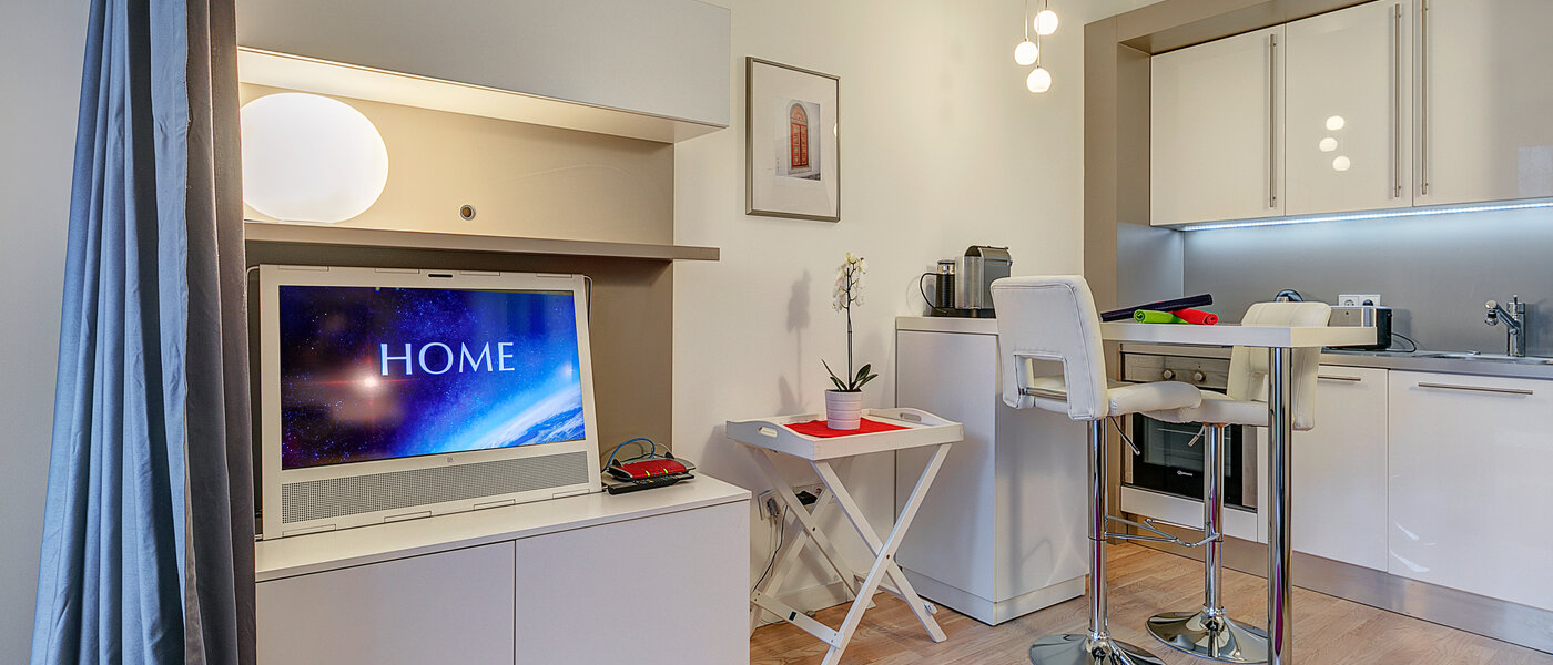 квартира München Bogenhausen 04 гостиная 8661