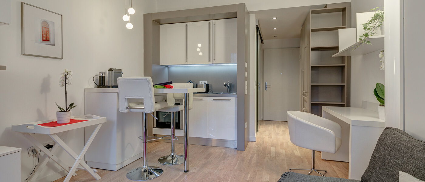 квартира München Bogenhausen 05 гостиная 8661