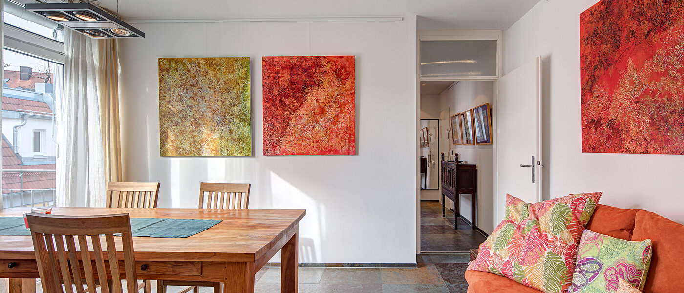 квартира München Schwabing-West (rund um den Hohenzollernplatz) 01 гостиная 8662