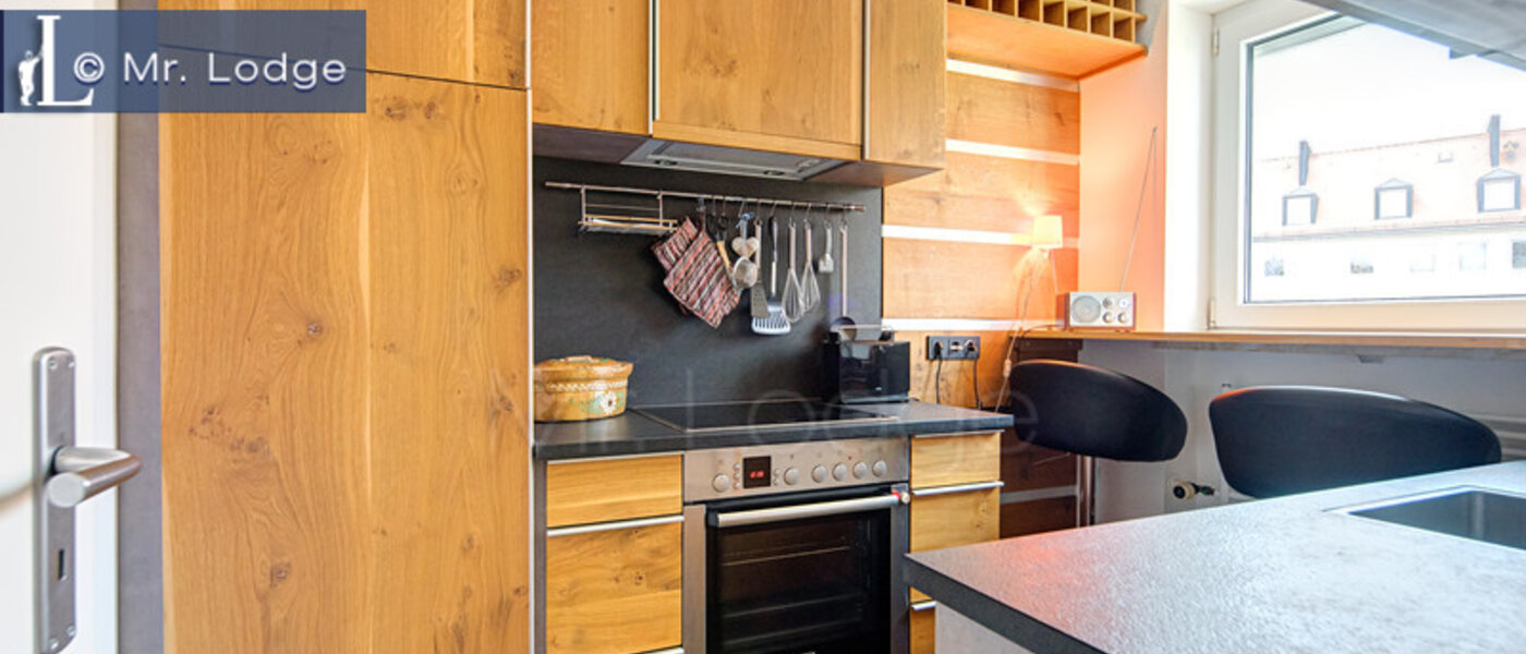 квартира München Schwabing-West (rund um den Hohenzollernplatz) 01 кухня 8662