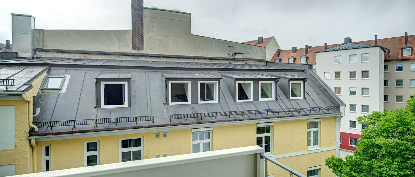 квартира München Schwabing-West (rund um den Hohenzollernplatz) 01 вид из окна 8662