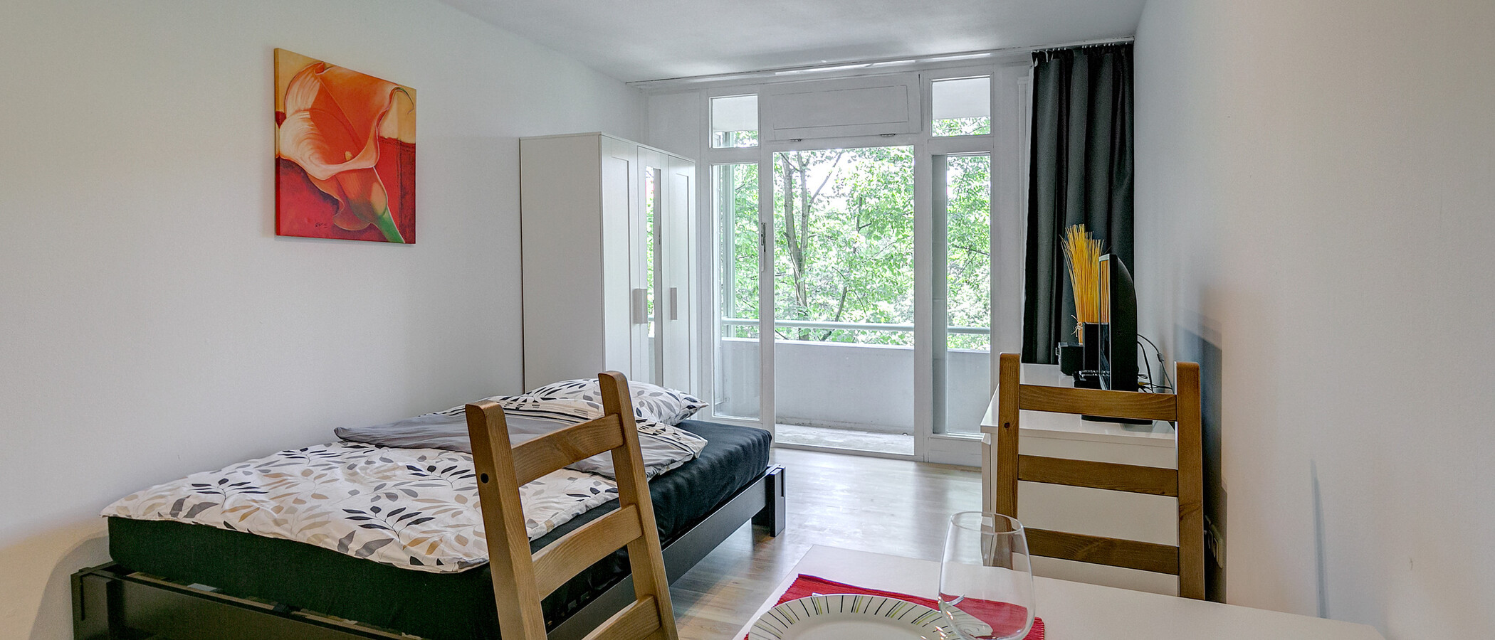 квартира München Isarvorstadt 02 гостиная 8737