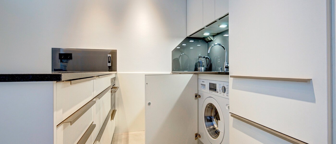 квартира München Olympiadorf 03 кухня 8757