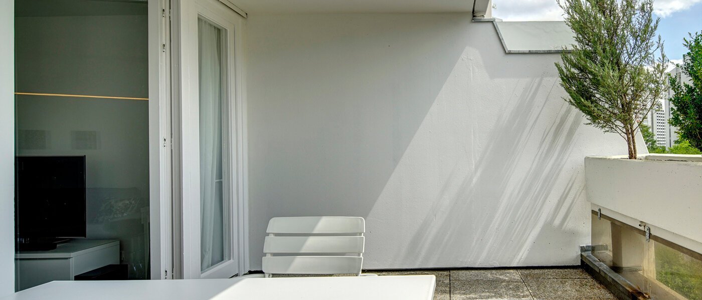 квартира München Olympiadorf 03 балкон 8757