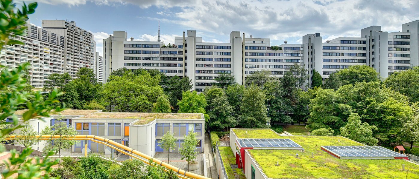 квартира München Olympiadorf 02 вид из окна 8757