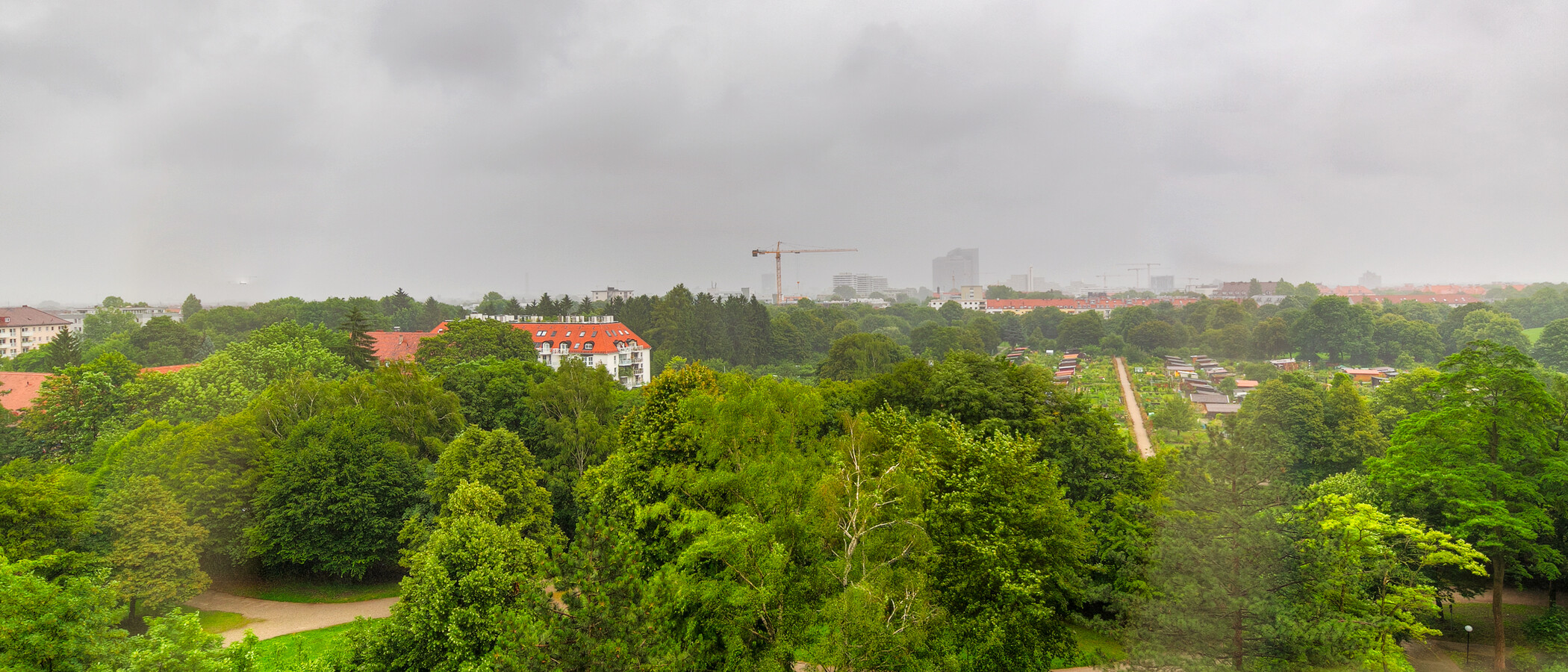 квартира München Schwabing-West 01 вид из окна 8769