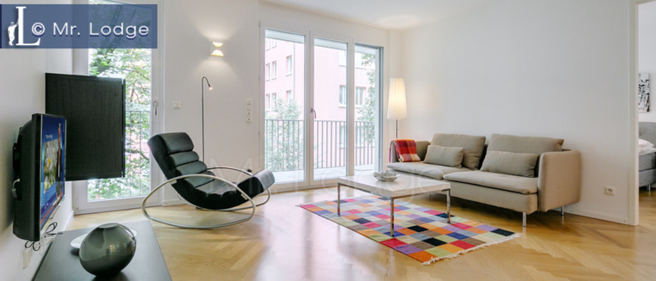 квартира München Schwanthalerhöhe 03 гостиная 8783
