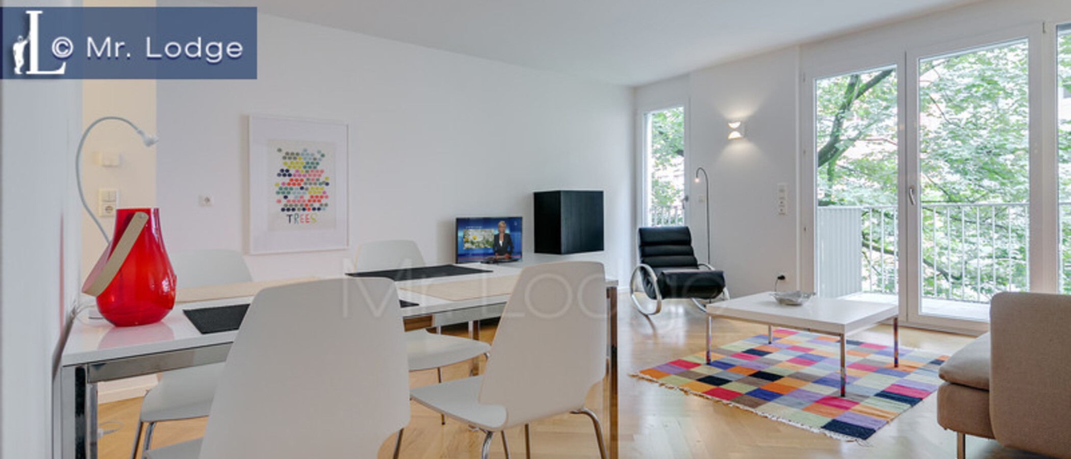 квартира München Schwanthalerhöhe 04 гостиная 8783