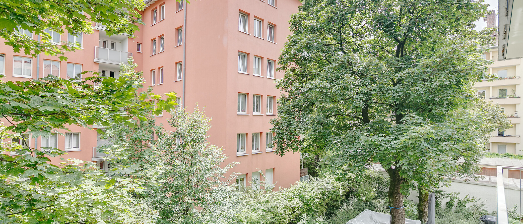 квартира München Schwanthalerhöhe 02 вид из окна 8783