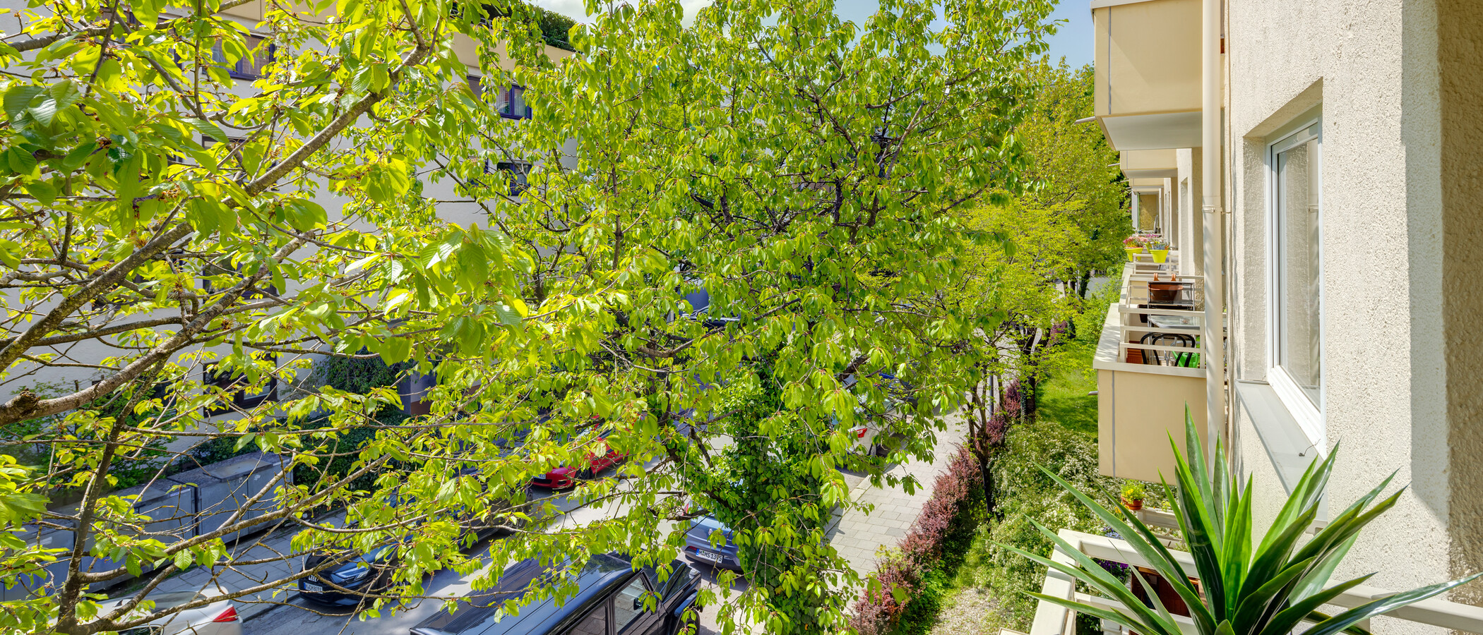 квартира München Thalkirchen 01 вид из окна 8820
