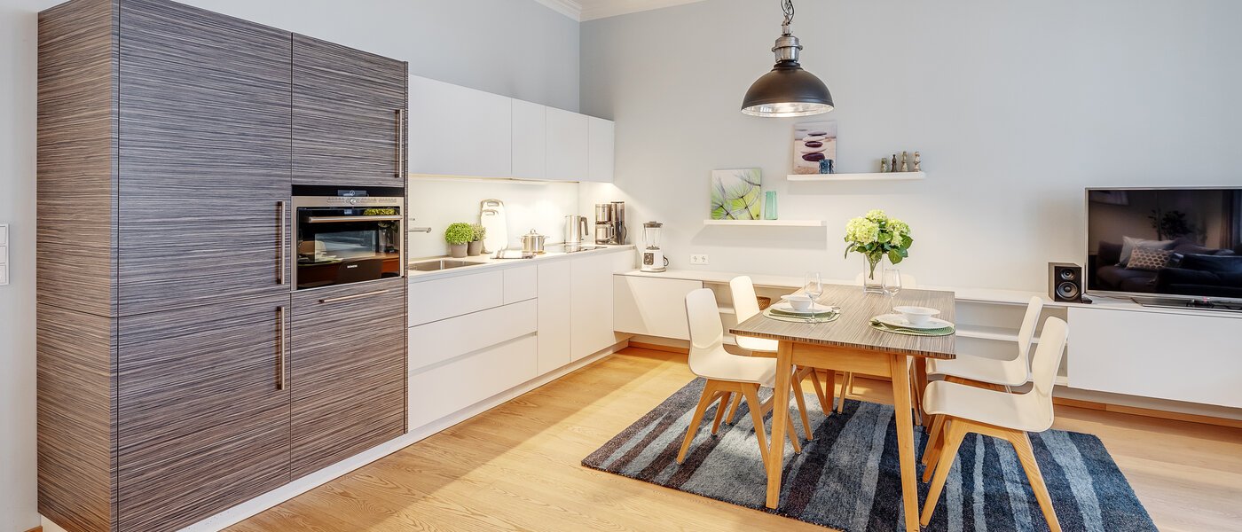 квартира München Schwabing 03 кухня 8837