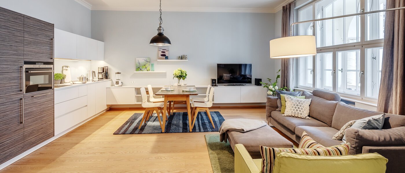 квартира München Schwabing 02 жилое пространство 8837