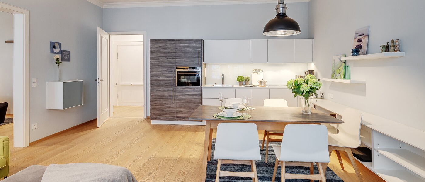 квартира München Schwabing 03 жилое пространство 8837