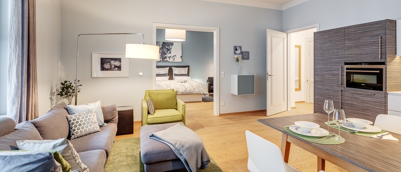 квартира München Schwabing 04 жилое пространство 8837